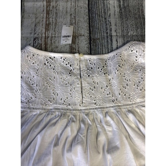 Gap Kids White Tank Dress Size Small With Flare Bottom - Picture 10 of 10